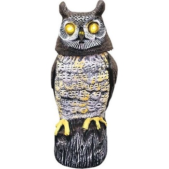 STREND Plašič ptáků, Sova, solární, svítící oči, otáčející hlava, 43cm ST8090659