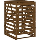vidaXL Box na odpadky Honey Hnědá 84 x 90 x 128,5 cm Masivní borovicové dřevo