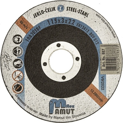 Mamut Kotúč rezný 125 x 2,0 x 22,23 mm 10A30SBF 86521