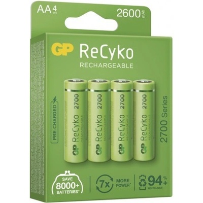 GP ReCyko+ AA 2700 4ks 1032224270