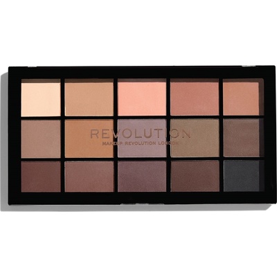 Makeup Revolution Re-Loaded paleta očních stínů Basic Mattes 15 x 1,1 g – Sleviste.cz