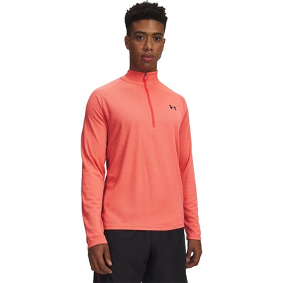 Under Armour Tech ½ Zip Long Sleeve Mens - Venom Red/Black