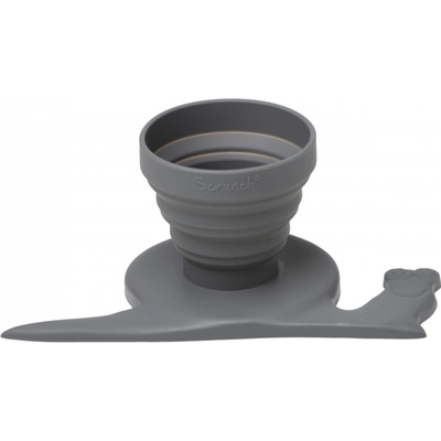 Scrunch Silikonový šnek s vodoměrem Anthracite Grey – Zboží Dáma