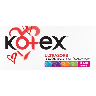 Kotex Ultra Sorb 16 ks Super