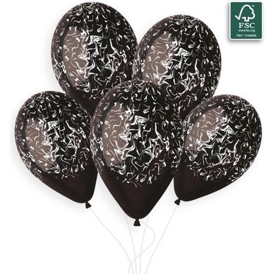 Gemar Балон - мраморно бял 33 см