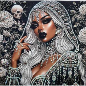 Norimpex - Puzzle Diamant painting: Mulatto in diamonds 30x40cm - 1 - 39 piese