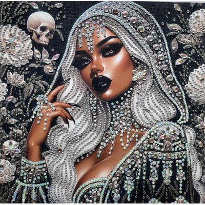 Norimpex - Puzzle Diamant painting: Mulatto in diamonds 30x40cm - 1 - 39 piese