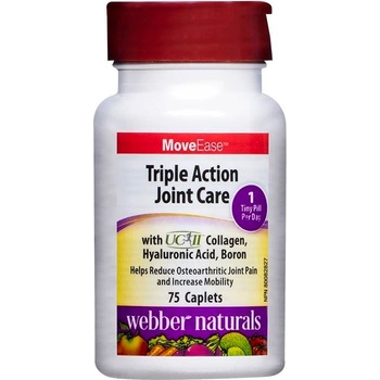 Webber Naturals MoveEase Triple Action Joint Care, 75 каплети, Webber Naturals