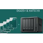 Synology DS425+ 4x16TB NAS устройство