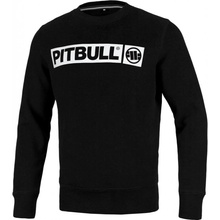 Pitbull West Coast mikina pánska HILLTOP Crew Terry black