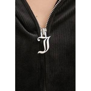 Juicy Couture Горнище на пижама тип суичър LIV RIB VELOUR HOODIE (JCLBJ125503)