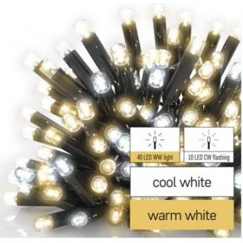 EMOS Lighting D2CN01 Profi LED spojovacia reťaz preblikávajúca cencúle 3 m vonkajšia teplá studená biela