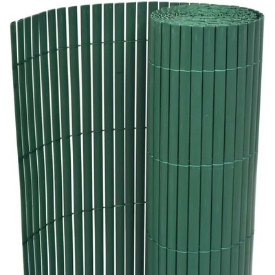 zahrada-XL Oboustranný zahradní plot PVC 90 x 300 cm zelený