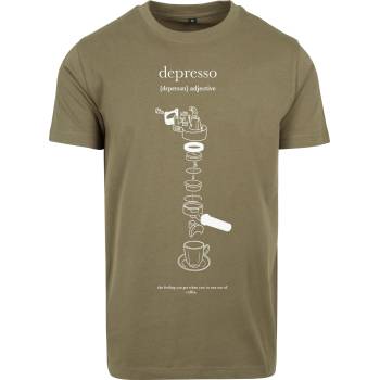 Mister Tee Мъжка тениска в цвят маслина Mister Tee DepressoUB-MT2029-00176 - Маслина, размер L