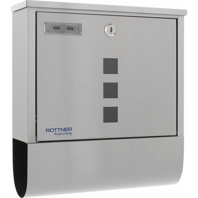 Poštová schránka Rottner Costa z nehrdzavejúcej ocele