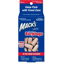 Mack's Ultra Soft Ultra mäkké štuple do uší 30 párov