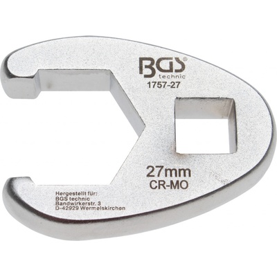 BGS technic Plochý otevřený klíč 1/2" 27 mm BGS 1757-27