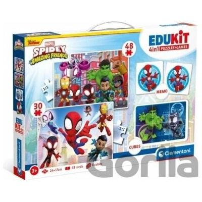 Edukit Spidey a jeho úžasní přátelé 4v1 - Clementoni