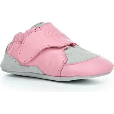 Affenzahn Krabbelschuh Leder Crawly Koala Pink