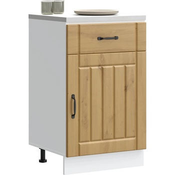 vidaXL Кухненски шкаф Lucca, дъб артизан, инженерно дърво (853726)