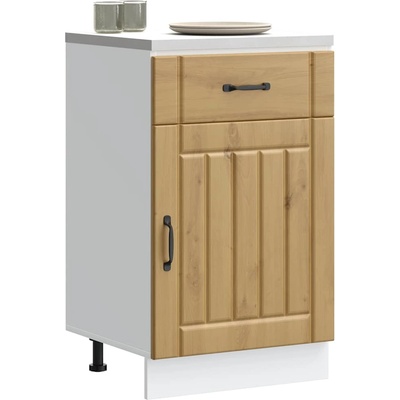 vidaXL Кухненски шкаф Lucca, дъб артизан, инженерно дърво (853726)