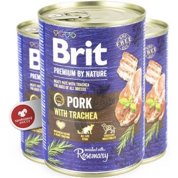 Brit Premium by Nature Pork with Trachea 6 x 400 g