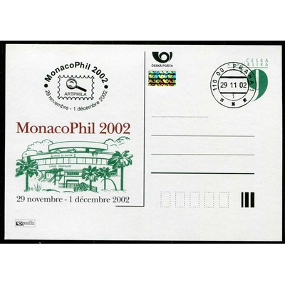 Česká pošta (2002) CDV 64 - O - P 84 - MonacoPhil 2002 (razítko + kašet)