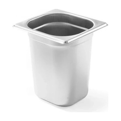 Nádoba GN 1/6 – 176 x 162 mm, HENDI, Budget Line, GN 1/6, 1L, 176x162x(H)65mm Hloubka: 20 cm