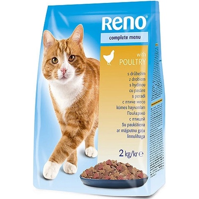 Reno granule pro kočky s drůbeží 2 kg
