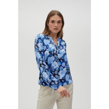 Moodo Синя дамска блуза на цветя Moodo Moodo | Sin | ЖЕНИ | S
