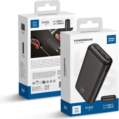 Blue Star 20000 mAh W2027 černá