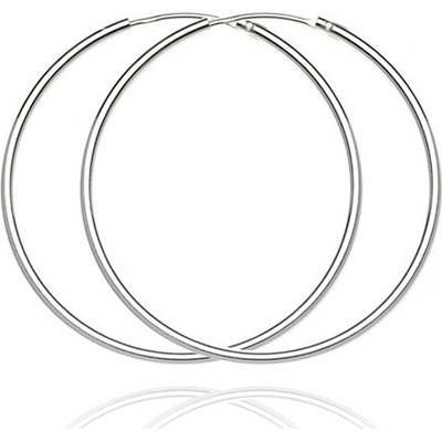 Šperky eshop náušnice tenké hladké kruhy A8.9