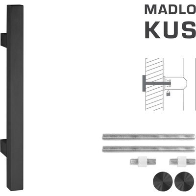 MPkovania FT - MADLO kód K31 25x25 mm UN ks Rozteč madla: 600 mm, Rozmer profilu madla: 25x25 mm, Dĺžka: 800 mm