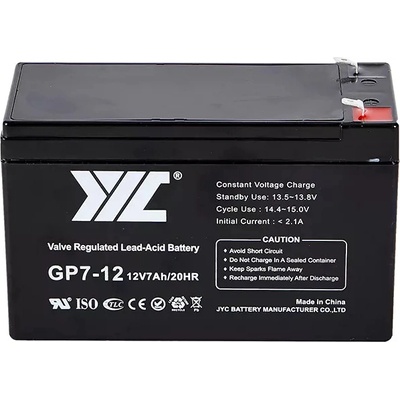JYC Оловен акумулатор JYC 12V 7.2Ah F2 (4400000044)