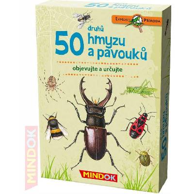 Mindok HRA kvízová Expedice Příroda: 50 druhů hmyzu a pavouků naučná