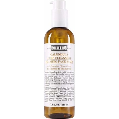 Kiehl's Calendula Deep Cleansing Foaming Face Wash почистваща пяна за всеки тип кожа за жени 230 мл
