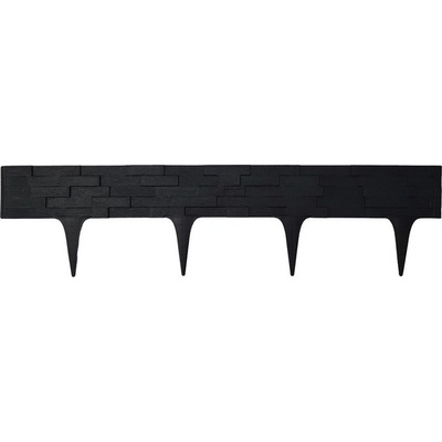 Gardenplast Zahradní palisáda Stone Palisade 9,5 cm / 0,8 m černá 1 ks