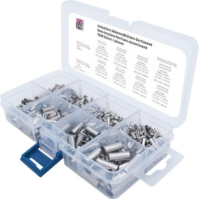 TRU COMPONENTS T1903C034 sada dutiniek 0.75 mm², 1 mm², 1.5 mm², 2.5 mm², 4 mm², 6 mm², 10 mm², 16 mm² neizolované 1020