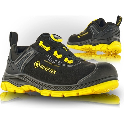 VM Footwear DERBY S7L FO SR polobotka černá/žlutá