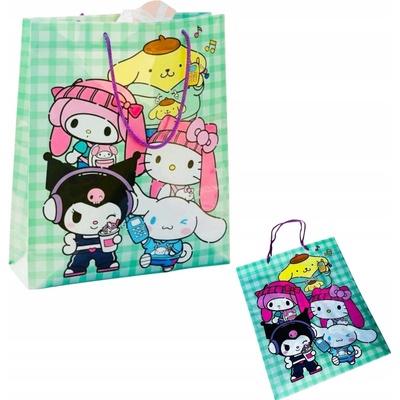 HELLO KITTY DARČEKOVÁ TAŠKA PRE DIEŤA 32x40 cm VEĽKÁ