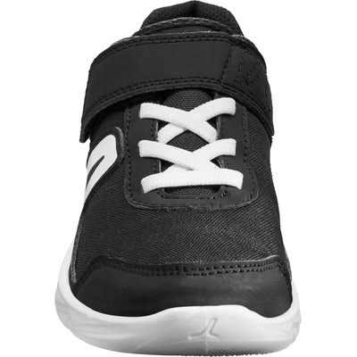 Decathlon detská obuv PW 100 na suchý zips čierna