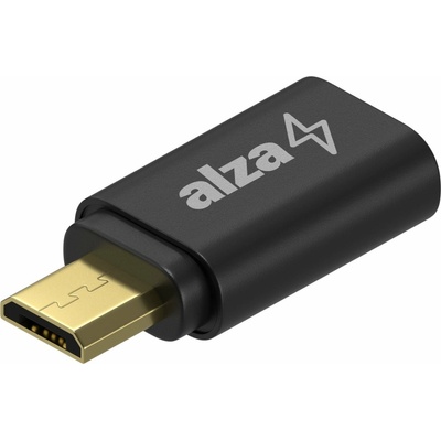 AlzaPower APW-ADMUBTC01B USB-C (F) na Micro USB-B 2.0 (M)