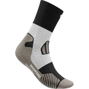 Bauerfeind Sports Мъжки чорапи за бягане Bauerfeind Sports Trail Run Mid Cut Socks Running socks - Carbon Black - размер 46-49 (EU) (201-8091-0313)