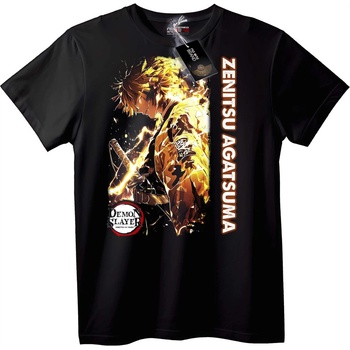 NOONEBRAND Тениска Demon Slayer Зенитсу Агацума - M, Black