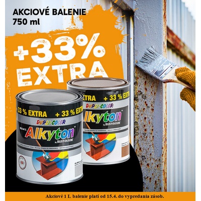 Rust Oleum Alkyton lesklá farba na hrdzu 2v1 1L 8011 hnedá oriešková