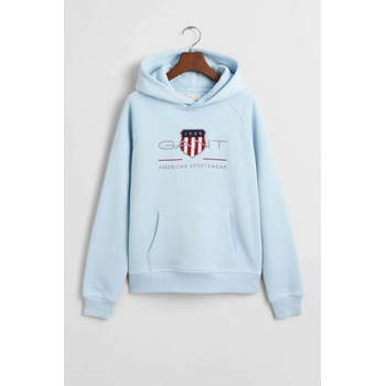 Gant Archive Shield Hoodie Fresh Blue