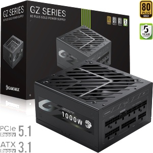 GAMEMAX GZ 1000G black 1000W Gold