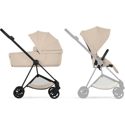 Cybex Mios 4 Comfort incl. Fold Lux Carry Cot Cozy Beige/Matt Black 2026