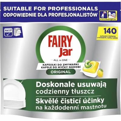 Fairy Jar Professional Original kapsle do myčky 140 ks