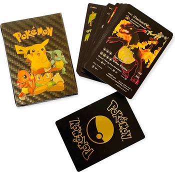 Pokémon TCG čierné metalické karty 55 k